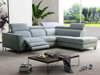 A sectional sofa, modern style.